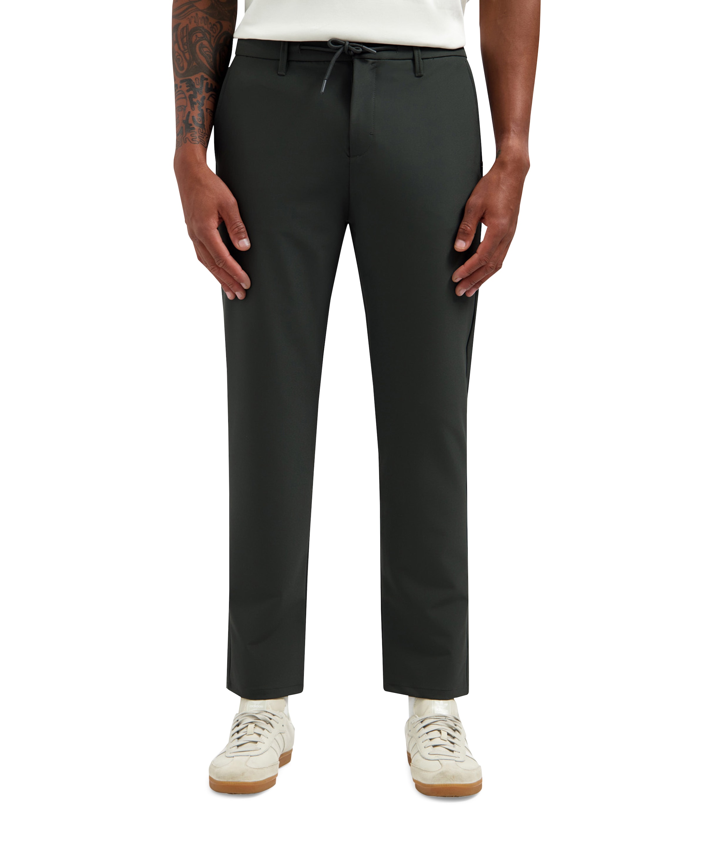 Pants Chino 4-Way Stretch Sedoc Rel heren broek grijs