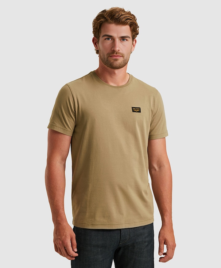 Heren t-shirt beige