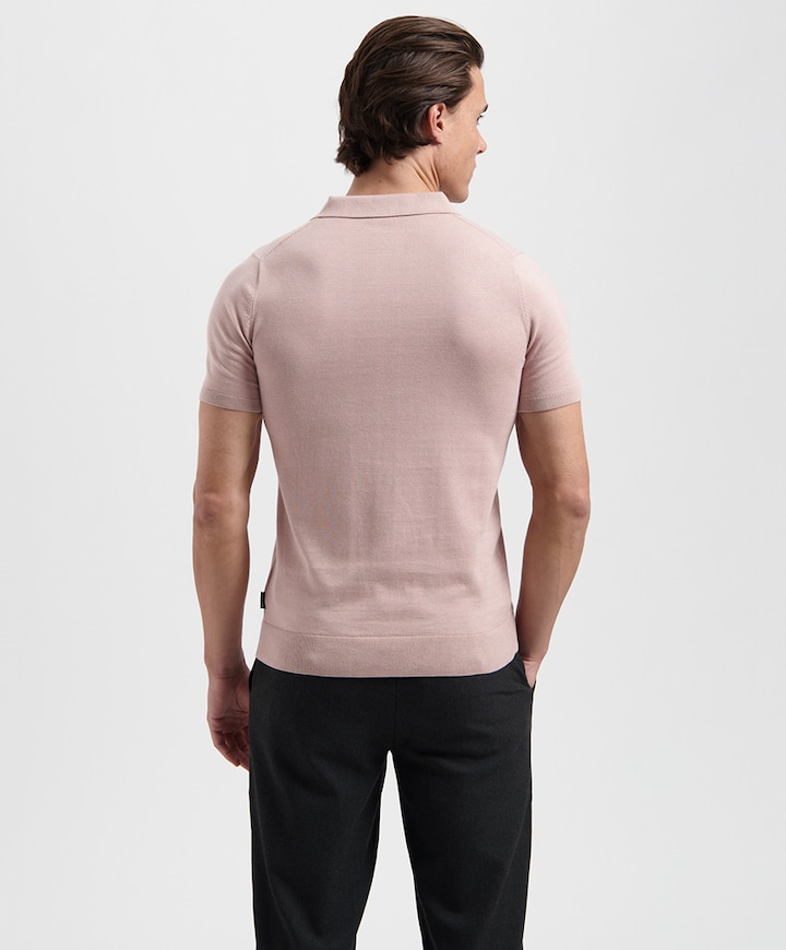 Heren polo roze