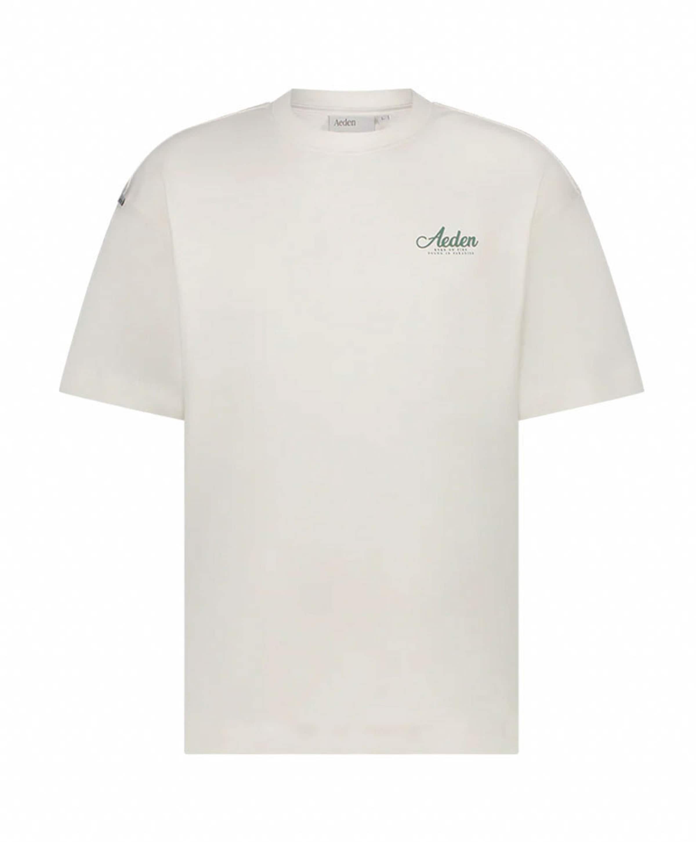 Heren T-shirt ecru