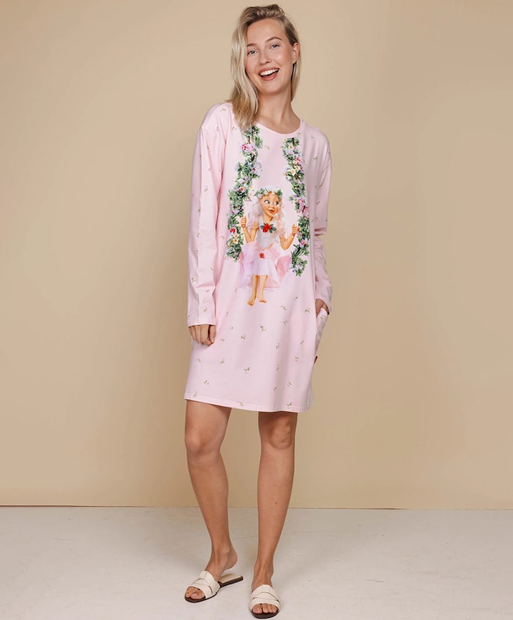 Dames nachthemd Efteling roze