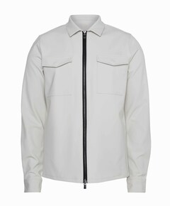 Heren overshirt grijs