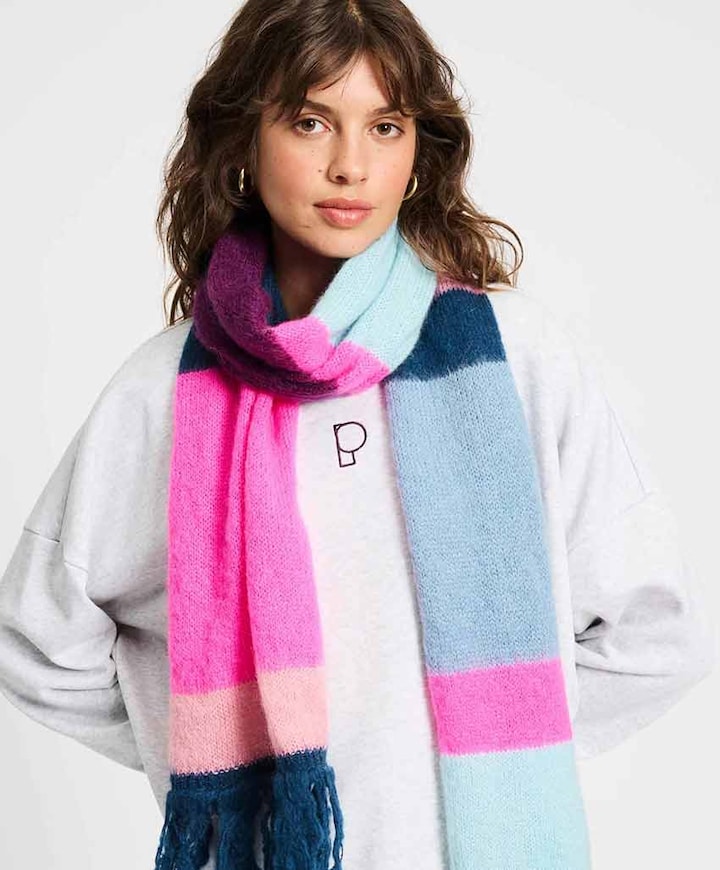 Dames sjaal multicolor