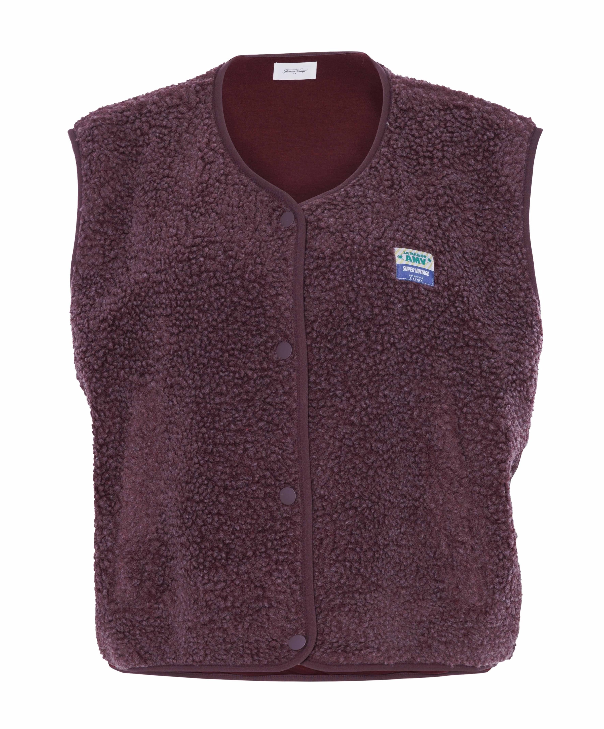 Gilet bordeaux