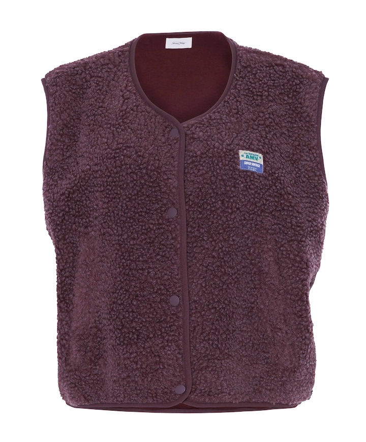 Gilet bordeaux