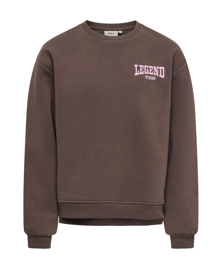 Meisjes sweater bruin