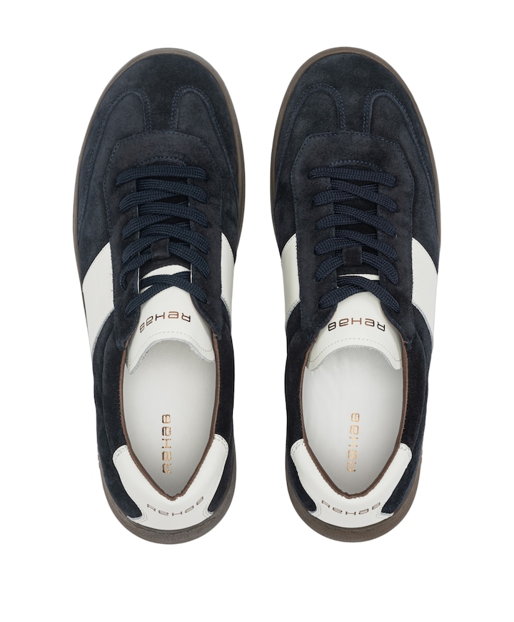Zack sue LTHR heren sneakers blauw