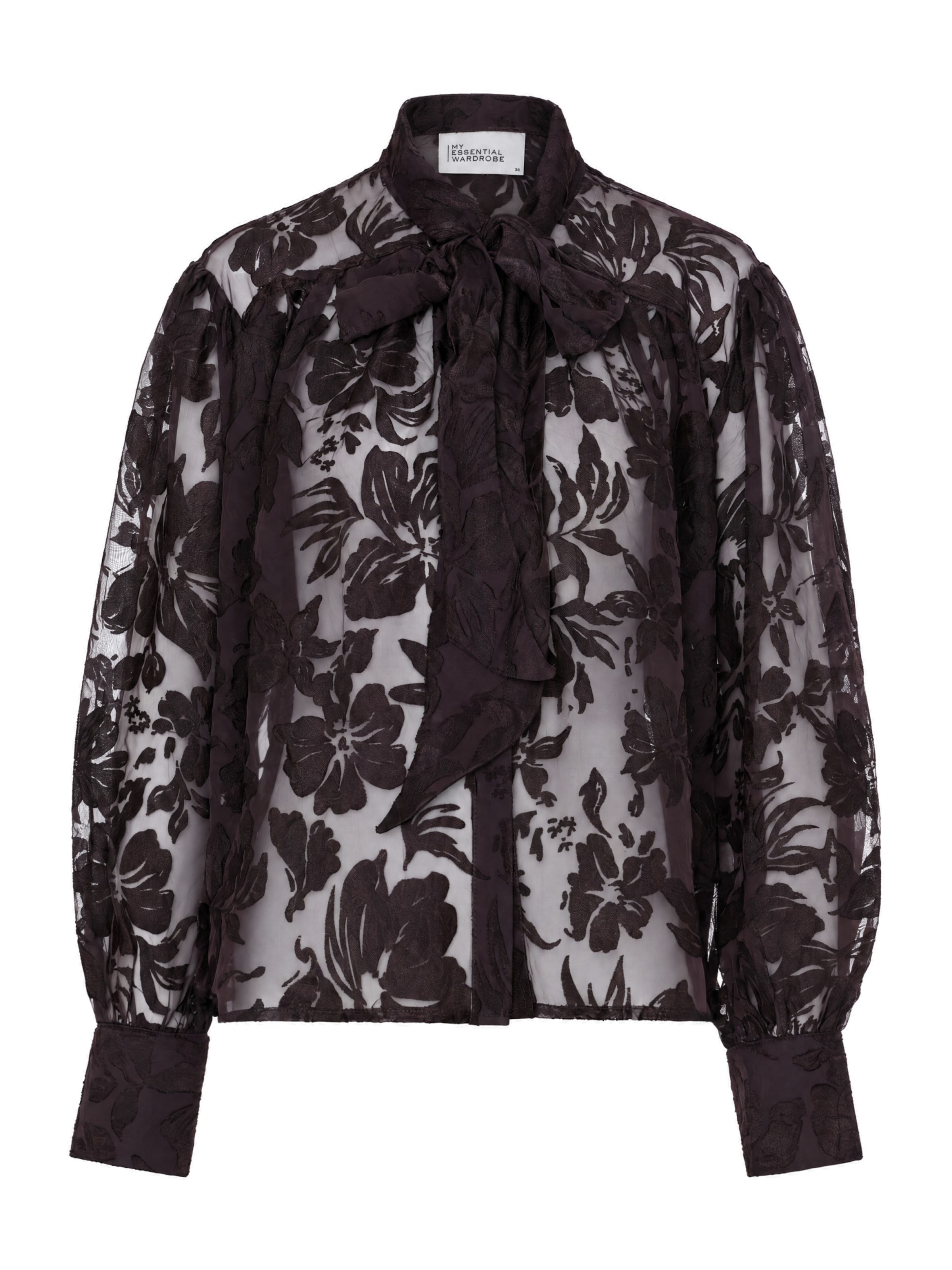 Dames blouse bruin