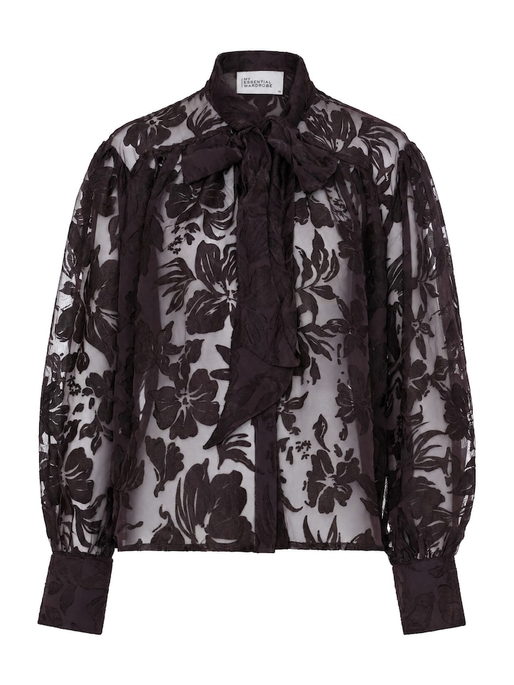 Dames blouse bruin