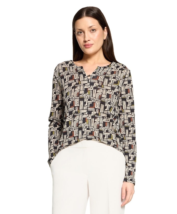 Dames longsleeve zwart