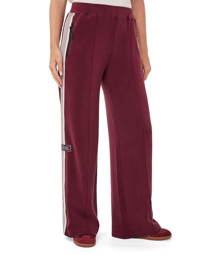 Trousers tape Modal dames broek bordeaux