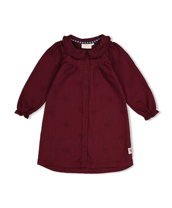 Meisjes jurk bordeaux