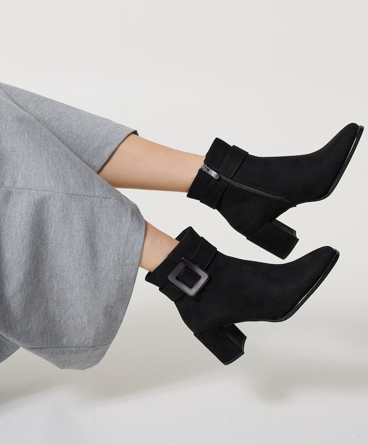 Women enkellaarzen zwart