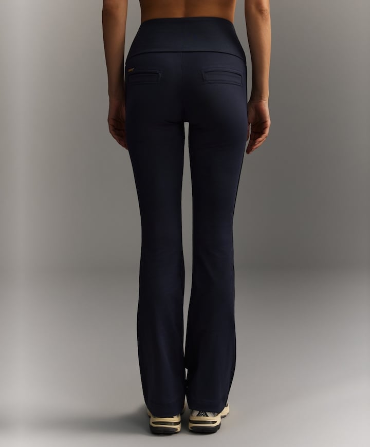Celine Flared Leggings dames tights blauw