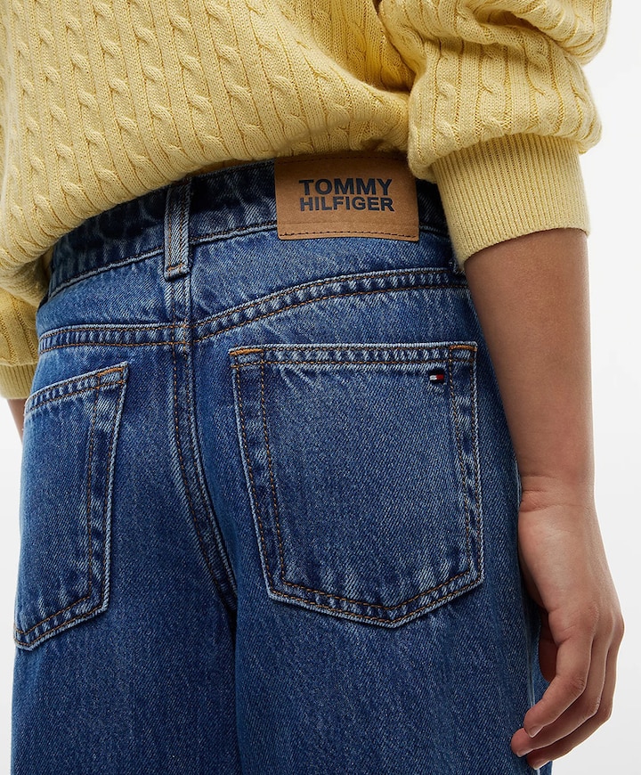 MABEL WIDE LEG meisjes jeans blauw
