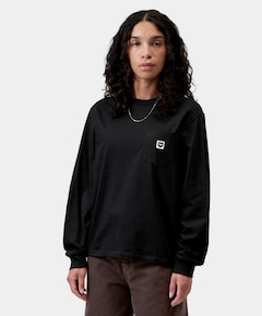 Dames longsleeve zwart