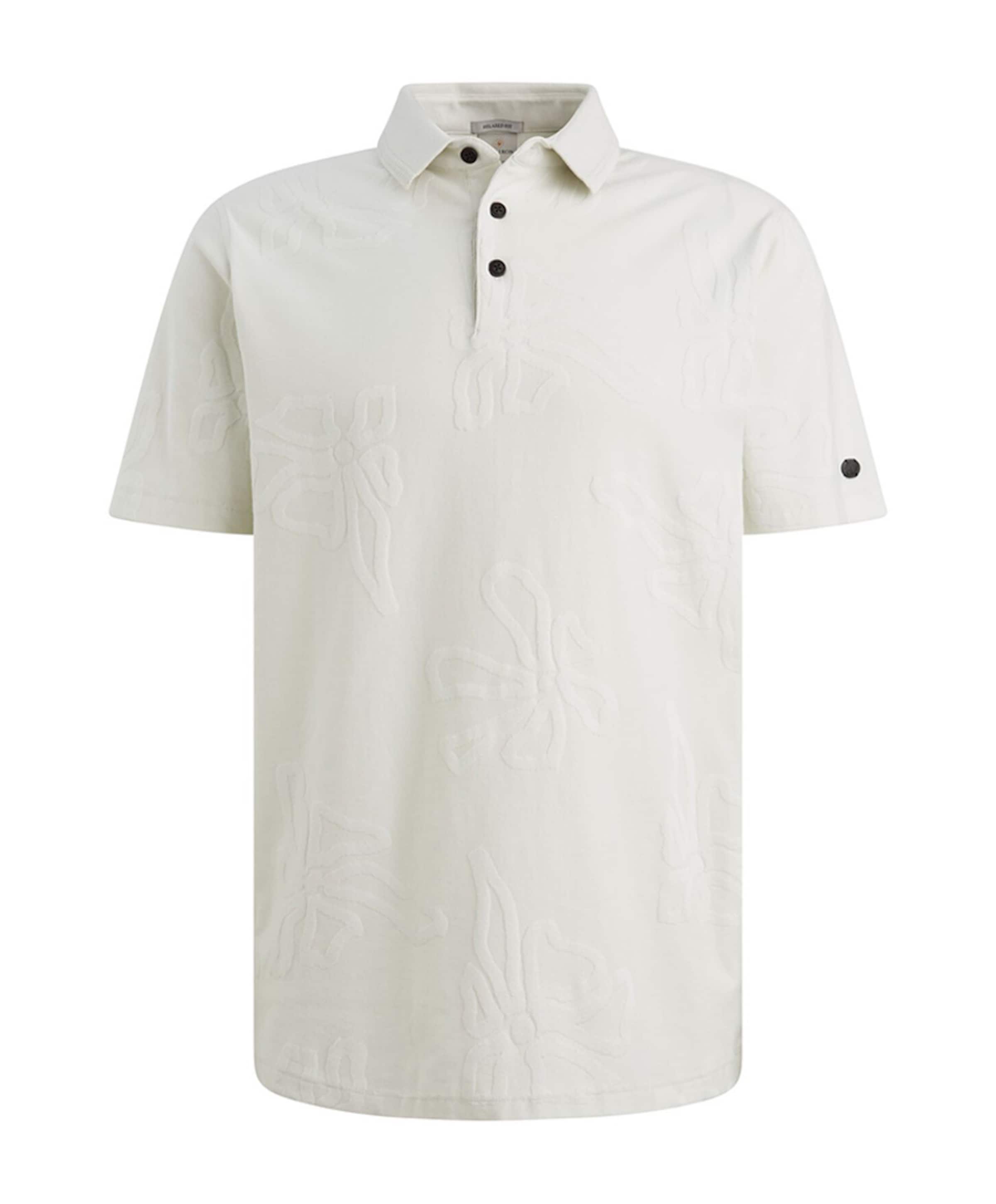 Heren polo ecru