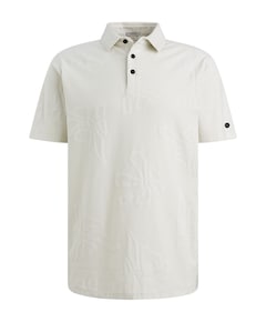 Heren polo ecru