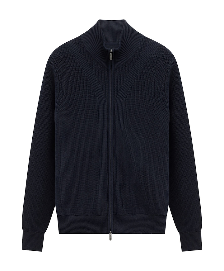 Heren vest blauw