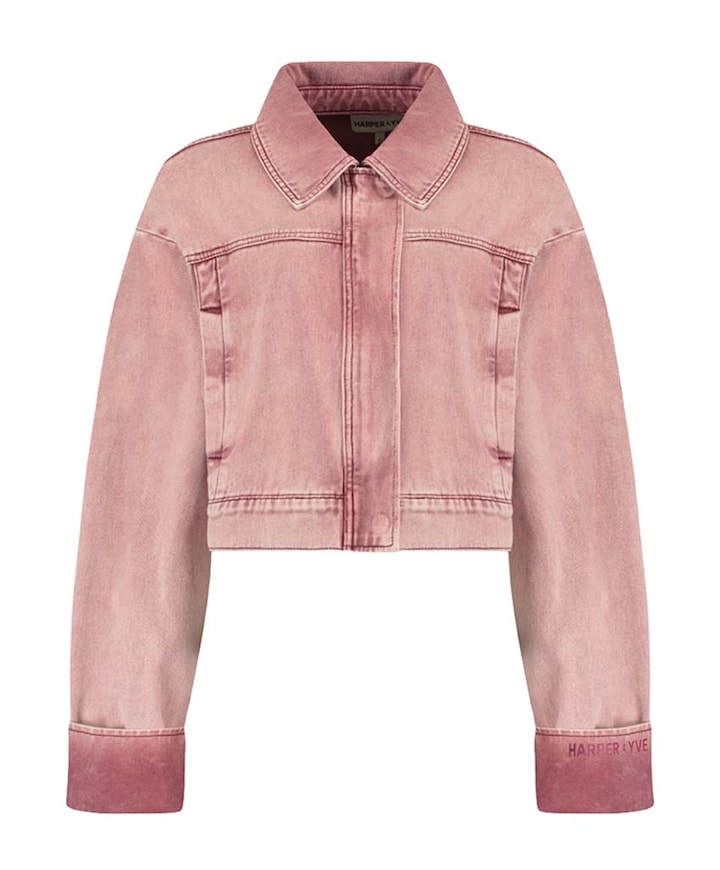 Dames spijkerjas  roze