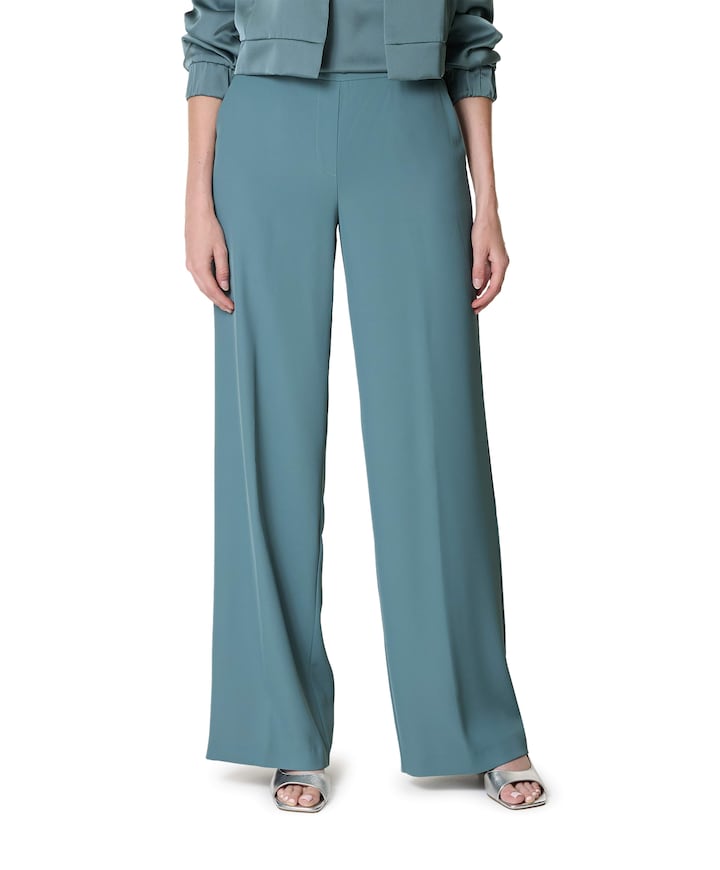 dames broek blauw