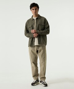 Heren overshirt groen