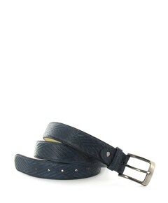 Heren riem blauw