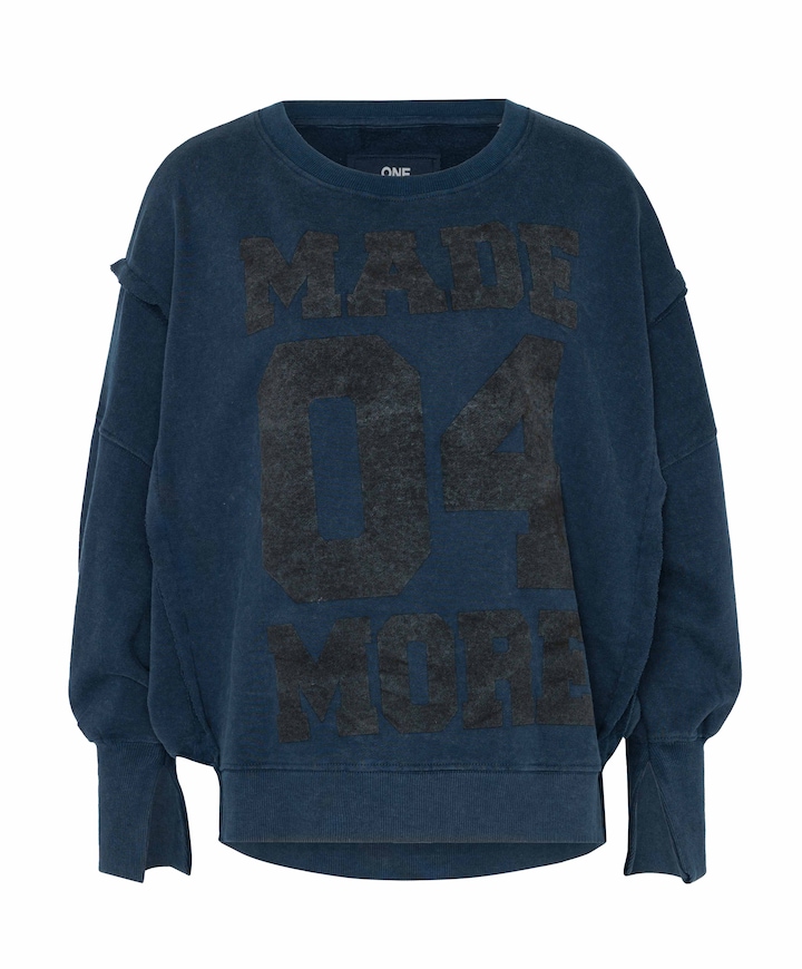 Dames sweater blauw