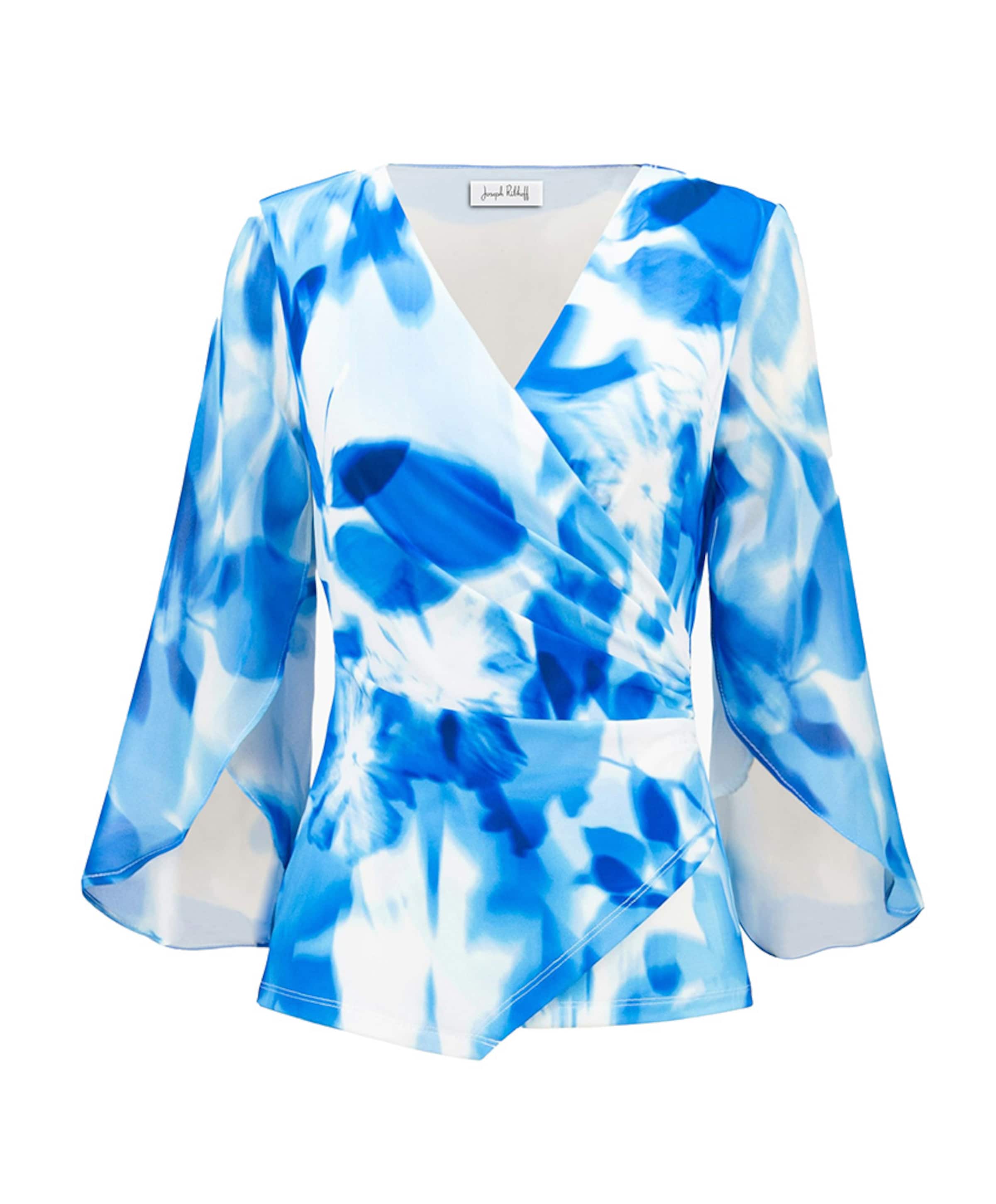 Dames blouse blauw