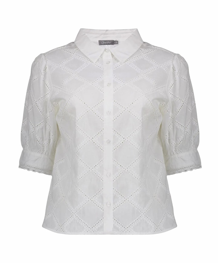 Dames blouse wit