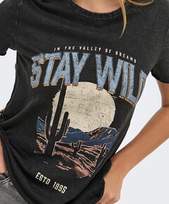 T-shirt zwart