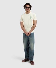 Heren T-shirt ecru
