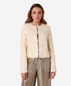 Dames jas ecru
