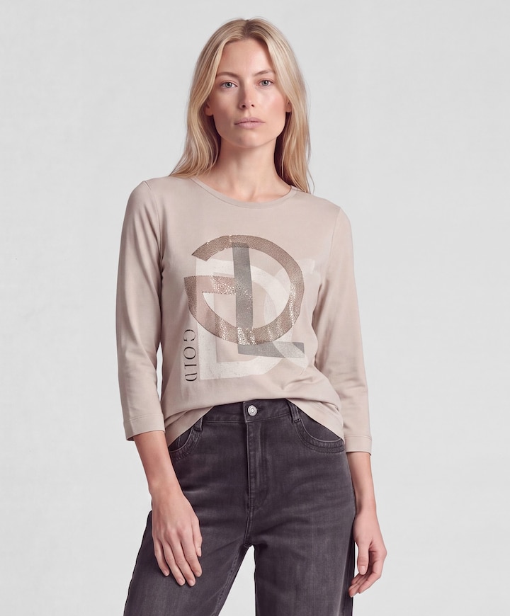 Dames longsleeve grijs