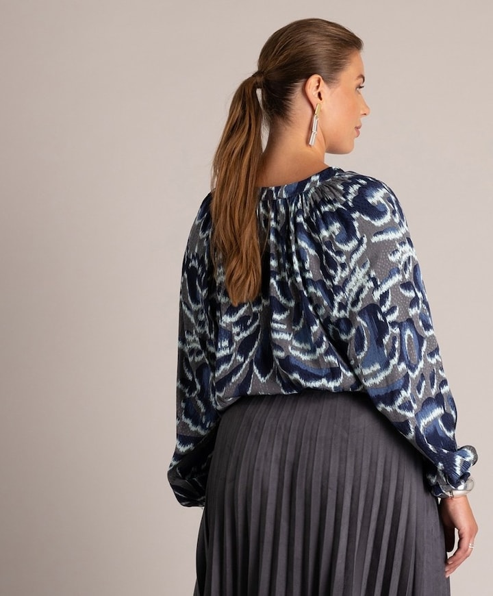 Dames blouse grijs