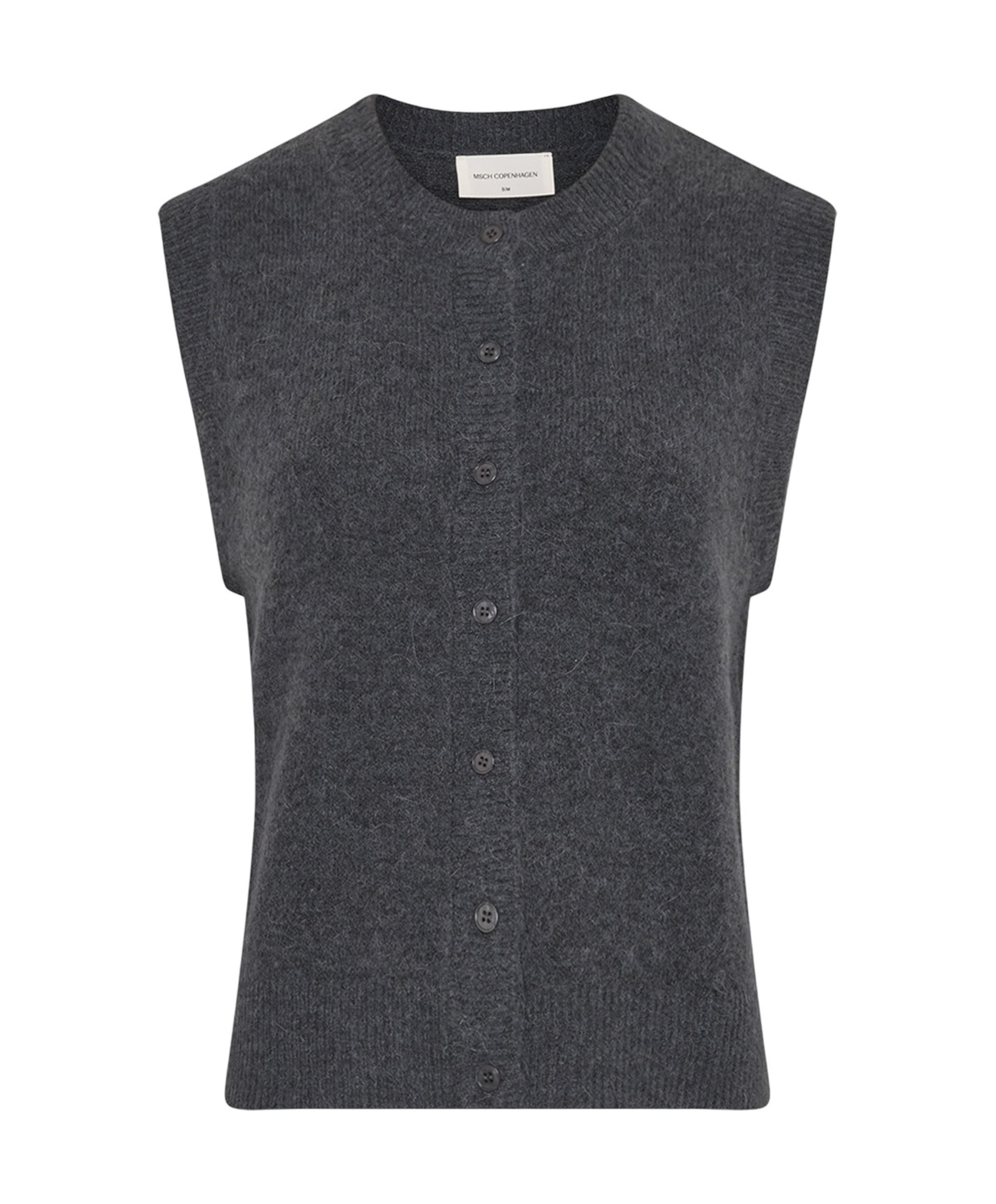 Dames gilet grijs