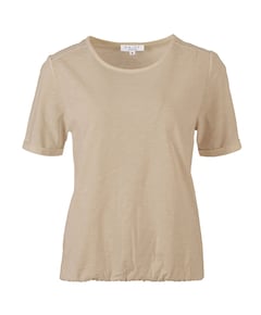 Dames T-shirt beige