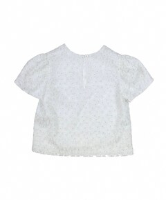 Blouse korte mouw ecru