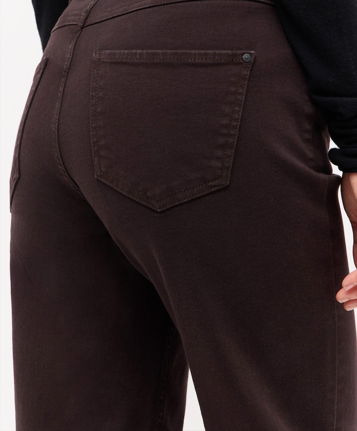 LARA dames jeans bruin