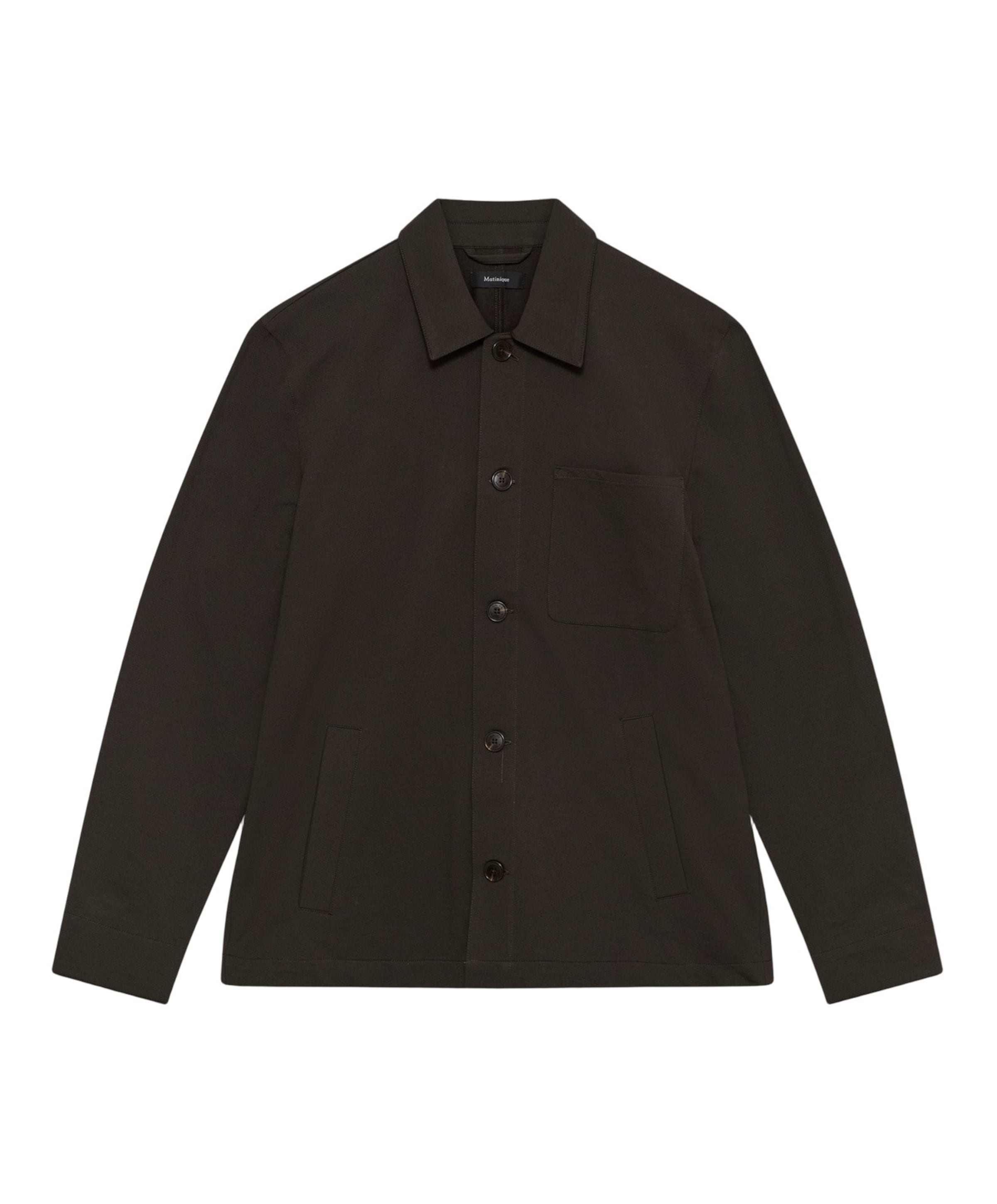 Heren overshirt bruin