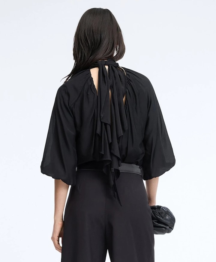 Dames blouse zwart