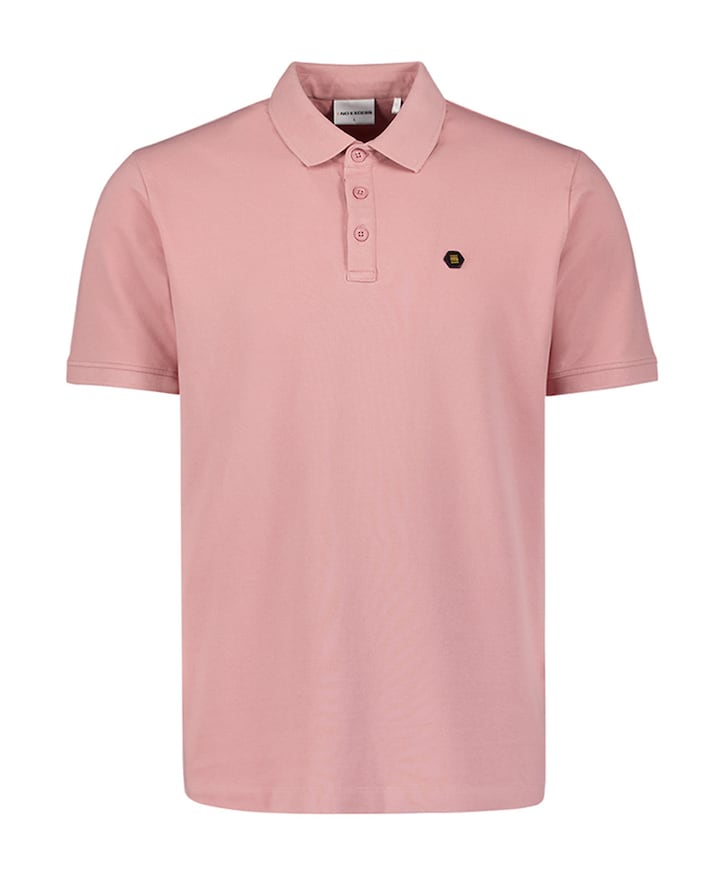 Heren polo roze