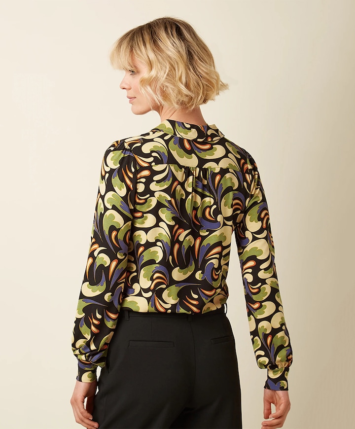 Dames blouse multicolor