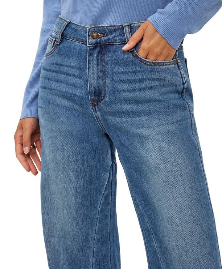 Flair panels dames jeans blauw