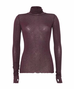 Dames top bordeaux