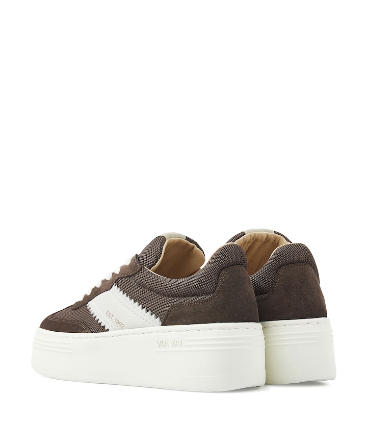 Isa Lou dames sneakers bruin
