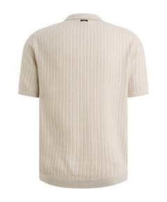 Heren polo beige