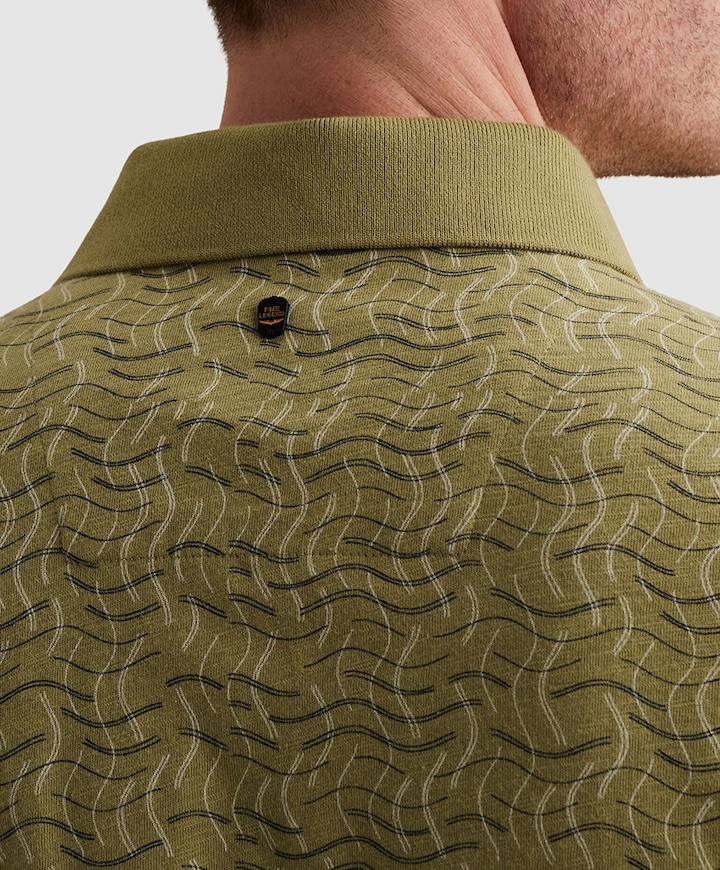 Heren polo groen