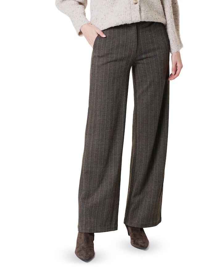 FQBONNIE-PANTS dames broek bruin