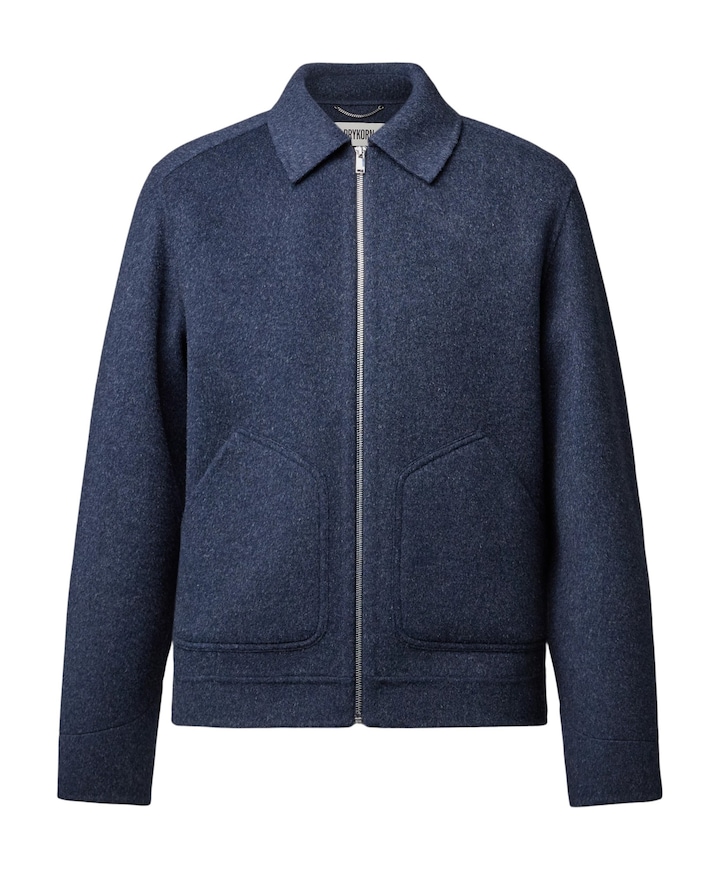 Heren jas blauw